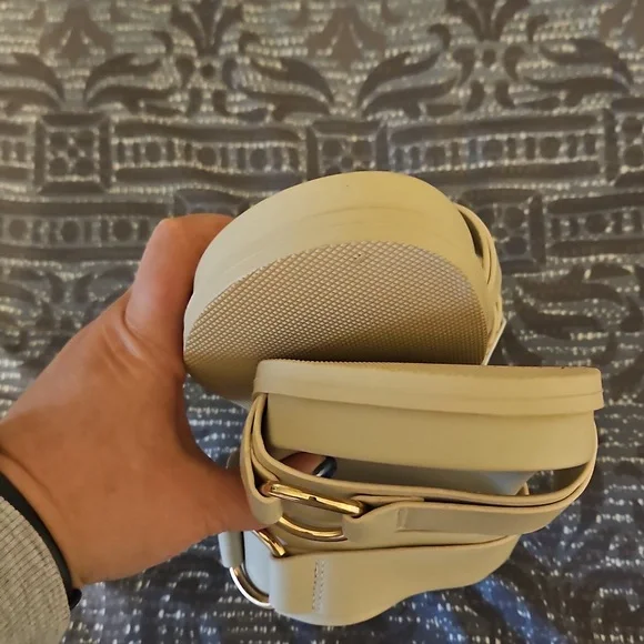 A New Dayy Cream Double Strap Marcy Sandals - Picture 7 of 7